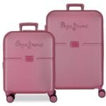 PEPE JEANS ACCENT set kofera 2/1 kabinski 55 cm i veliki 70 cm sa četiri dupla točkića