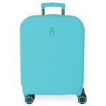 Enso ANNIE kofer 55 cm u tirkiznoj pastelnoj boji, lagan putni kofer za ručni prtljag