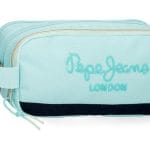 PEPE JEANS DALMA prazna pernica sa 3 pregrade