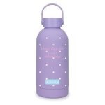 MOVOM NEW ADVENTURE dečiji termos 350 ml u pastelnoj ljubičastoj boji sa natpisom every day it's a new adventure