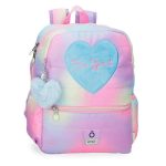 Dečiji ENSO FREE SIPIT ranac u pastelnim bojama sa velikim plavim srcem i priveskom u obliku srca
