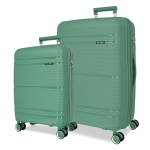 roll road universe pp set kofera zelena, dva kofera