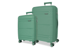 roll road universe pp set kofera zelena, dva kofera
