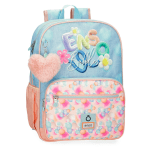 Enso BUBBLES ranac 30×38×12 cm – pastelni motiv balončića i srce privezak