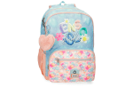 Enso BUBBLES školski ranac za devojčice u pastelnim bojama sa srcem priveskom