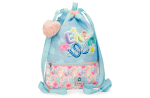 Enso BUBBLES torba za sport – lagana, praktična i pastelna. Idealna za sport, školu i izlete. Sa čvrstim učkurima i dekorativnim priveskom