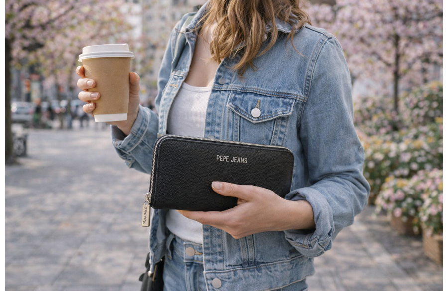 Pepe Jeans GALA ženski novčanik u crnoj boji - svakodnevni život