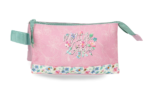 MOVOM MY LITTLE GARDEN prazna pernica sa 3 pregrade pastelno roze