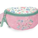 dečija torba oko struka movom my little garden pastelna sa cvetnim motivima