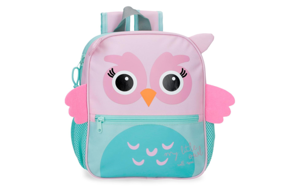 ROLL ROAD HAPPY PETS ranac za vrtić dečiji ranac sa veselim motivom životinjica i bočnim mrežastim džepovima