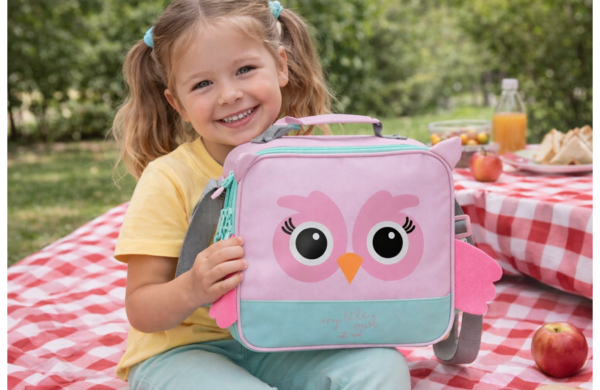 ROLL ROAD HAPPY PETS dečija torba za užinu termo torba sa veselim motivom i podesivim kaišem