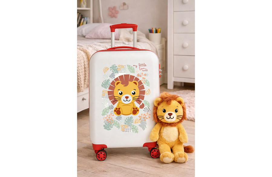 Dečiji kofer Roll Road Happy Pets 50 cm sa razigranim životinjskim motivom