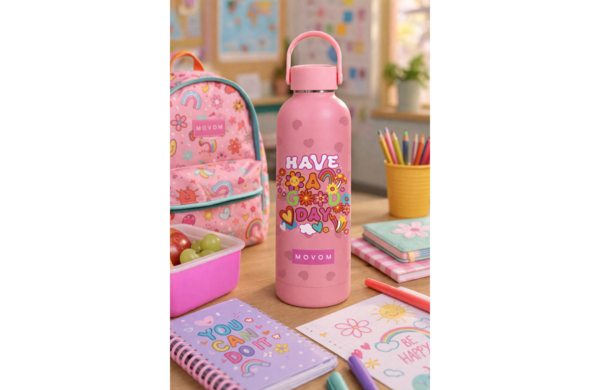 MOVOM HAVE A GOOD DAY dečiji termos 500 ml sa veselim motivima i ručkom za nošenje