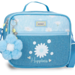 ENSO HAPPINESS dečija torba za užinu plava sa motivom bele rade i termo unutrašnjošću