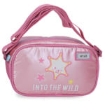 ENSO INTO THE WILD dečija pink torba na rame sa motivom zvezde i natpisom Into The Wild