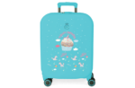 ENSO UNICORN PARADISE dečiji kofer 55 cm tirkizni ABS kofer sa jednorozima i točkićima