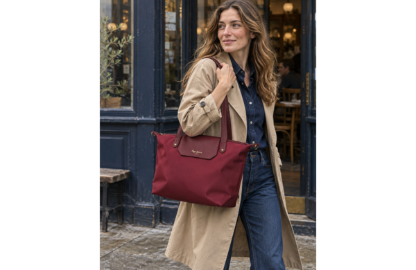 PEPE JEANS LEIRE ženska tote torba 34 cm od poliestera sa ručkama za rame i dodatnim kaišem za nošenje preko tela