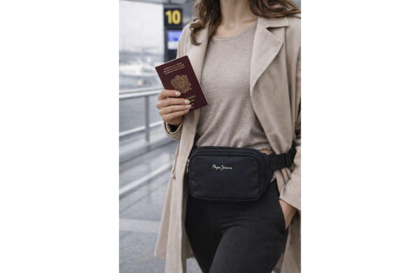 PEPE JEANS NAIA ženska torba oko struka sa dve pregrade i podesivim kaišem