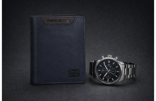 PEPE JEANS INDIANA muški kožni novčanik sa RFID zaštitom i šest pregrada za kartice