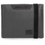 PEPE JEANS INDIANA muški novčanik od prirodne kože model sa elastičnim zatvaranjem i RFID zaštitom