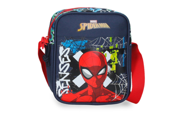 MARVEL GRAFFITY OF SPIDERMAN dečija torba na rame tamnoplava torbica sa Spiderman motivom 15x19x10 cm