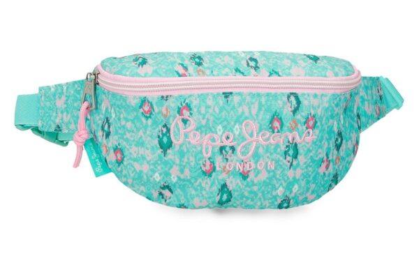 PEPE JEANS SUN ženska torba oko struka tirkizna sa printom 34x13x7 cm