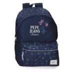 PEPE JEANS LENAY ranac za školu tamnoplavi sa laptop pregradom 31x44x17.5 cm