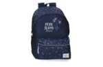 PEPE JEANS LENAY ranac za školu tamnoplavi sa laptop pregradom 31x44x17.5 cm