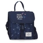 PEPE JEANS LENAY ženska termo torba za užinu tamnoplave boje sa termo unutrašnjošću i podesivim kaišem