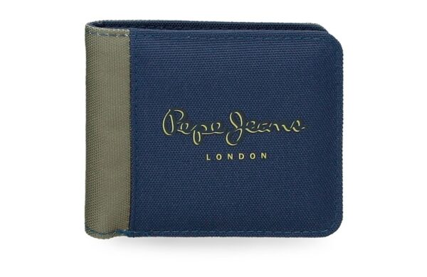 ALT: PEPE JEANS ARWYN muški novčanik u teget boji sa sportskim urbanim dizajnom i pregradama za kartice i novac