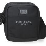 PEPE JEANS Durham muška torba na rame crna mala torba 15x19.5x6 cm