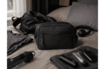 PEPE JEANS DORKING muški neseser sa dve pregrade crni organizator 26x16x12 cm