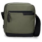 Pepe Jeans Dorking muška torba na rame sa prostorom za tablet khaki urbana torba sa više pregrada i podesivom naramenicom