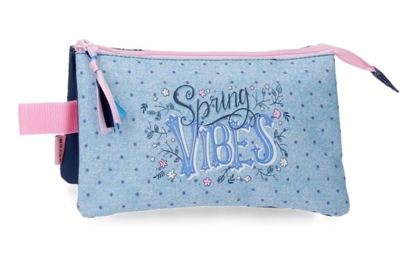 MOVOM SPRING VIBES pernica sa rajsferšlusom, dečija pernica sa tri odeljka, školski pribor