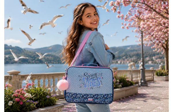 MOVOM SPRING VIBES torba za školu, torba za laptop 14 inča, dečija torba za školu