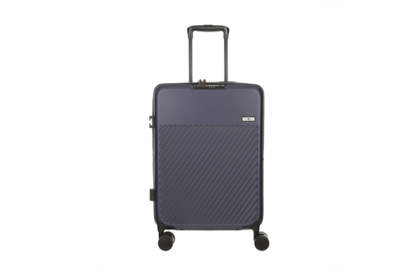 NOVA SLIM kofer 56 cm teget sa TSA bravom i sistemom sklapanja