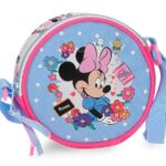 Disney Minnie Flowers okrugla dečija torba na rame sa Minnie Mouse motivom