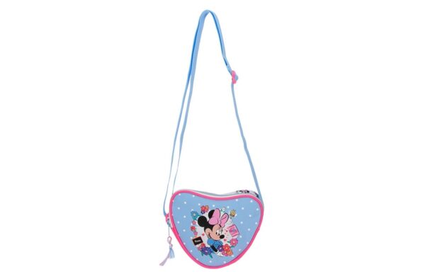 Disney Minnie Flowers dečija torba na rame u obliku srca sa Minnie Mouse motivom