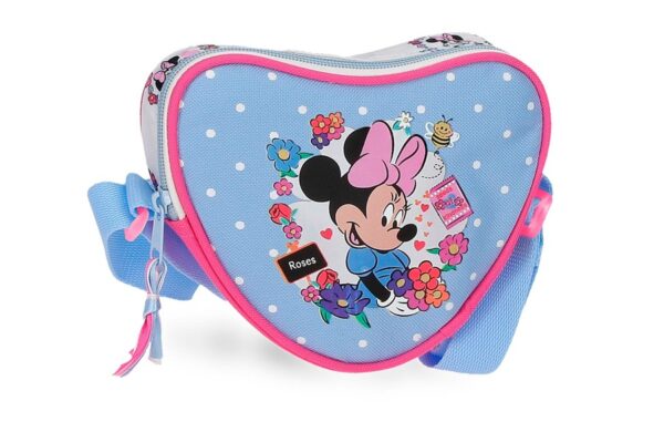 Disney Minnie Flowers dečija torba na rame u obliku srca sa Minnie Mouse motivom