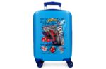 SPIDERMAN WALL CRAWLER dečiji kofer 50 cm plavi ABS kofer sa četiri dupla točkića i Marvel Spiderman motivom