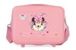 Disney Minnie Happy To Be Me dečiji neseser roze ABS neseser sa kaišem za rame i Minnie Mouse motivom