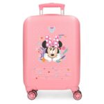 Disney Minnie Happy To Be Me dečiji kofer 50 cm roze ABS kofer sa četiri dupla točkića