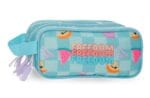 MOVOM FREEDOM prazna pernica sa 3 pregrade 22 × 10 × 9 cm sa letnjim motivima i tirkiznim detaljima