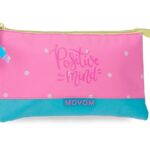 MOVOM POSITIVE MIND prazna školska pernica sa 3 pregrade 22 × 12 × 5 cm