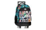 MOVOM MONSTERS ranac za školu sa točkićima 32 × 43 × 21 cm sa odvojivim trolley sistemom i graffiti motivima