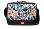 MOVOM MONSTERS torba za školu 38 × 28 × 6 cm sa odeljkom za laptop, trolley trakom i graffiti motivima