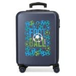 ROLL ROAD GOAL dečiji kofer 55 cm tamnoplavi sa fudbalskim motivom i četiri dupla točkića