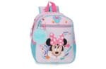 DISNEY HAPPY TO BE ME Minnie Mouse ranac za vrtić 23 × 28 × 10 cm u roze boji sa prednjim i bočnim džepovima