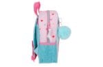 DISNEY HAPPY TO BE ME Minnie Mouse ranac za vrtić 23 × 28 × 10 cm u roze boji sa prednjim i bočnim džepovima