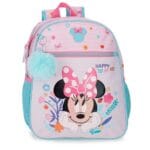 DISNEY HAPPY TO BE ME Minnie Mouse ranac za vrtić 27 × 33 × 11 cm sa Magic Fix trakom i prednjim džepom